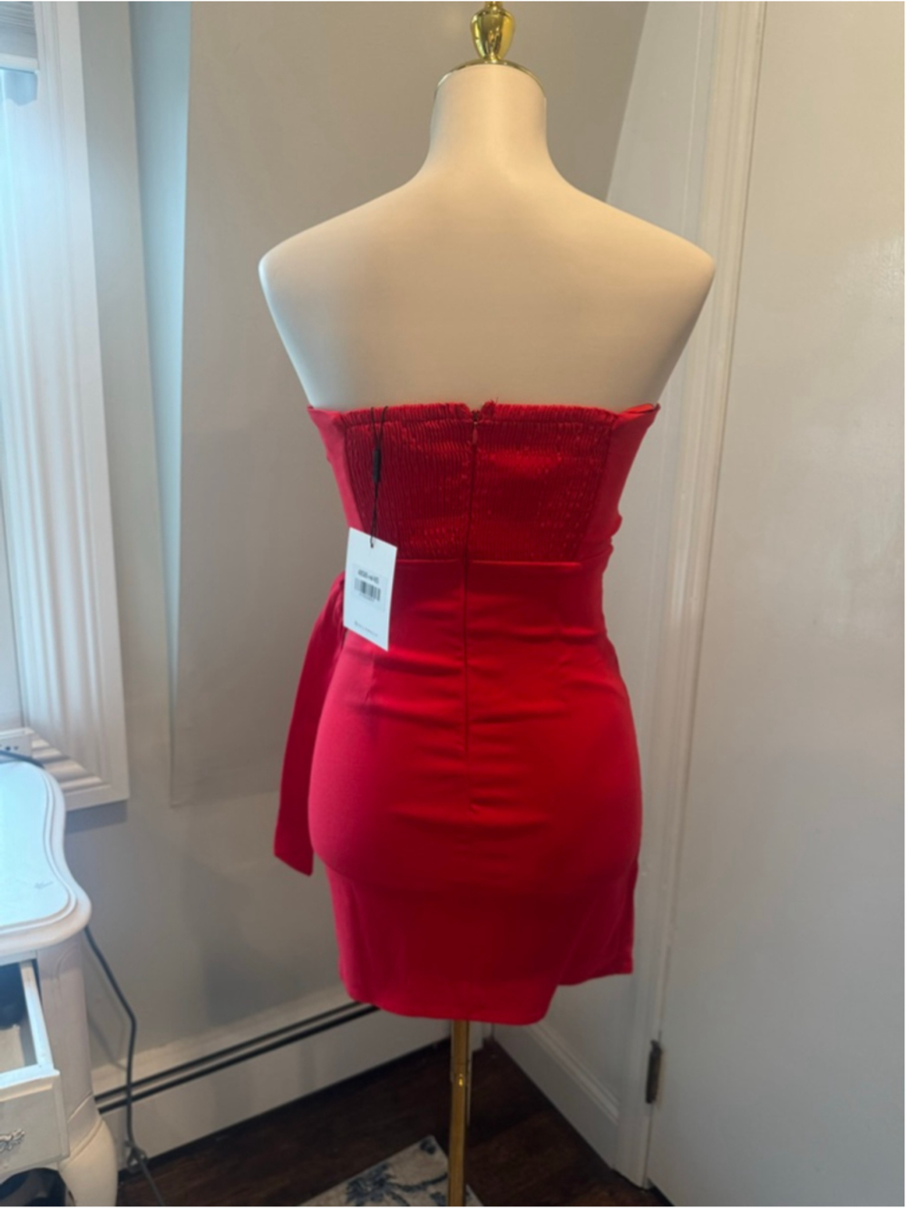 NWT Hello Molly | HOT VIBES Corset Mini Dress | Red | Size Small - Picture 3 of 10